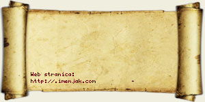 Jelisaveta Penezić vizit kartica